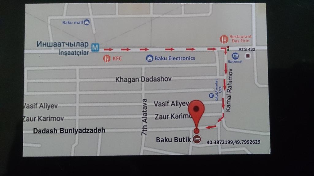 Baku Butik Mini-Hotel Esterno foto